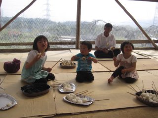 五平餅会にて！