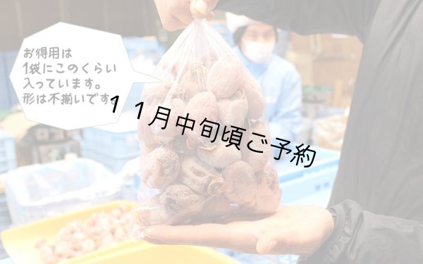 画像3: 自家用市田柿・お徳用2パックA級品 (3)