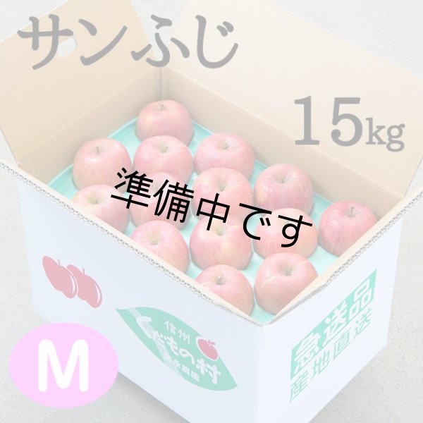 画像1: 贈答用サンふじ 15kg: Ｍ (1)