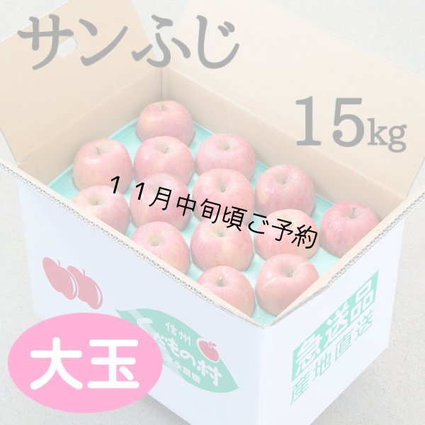 画像1: 贈答用サンふじ 15kg: 大玉 (1)