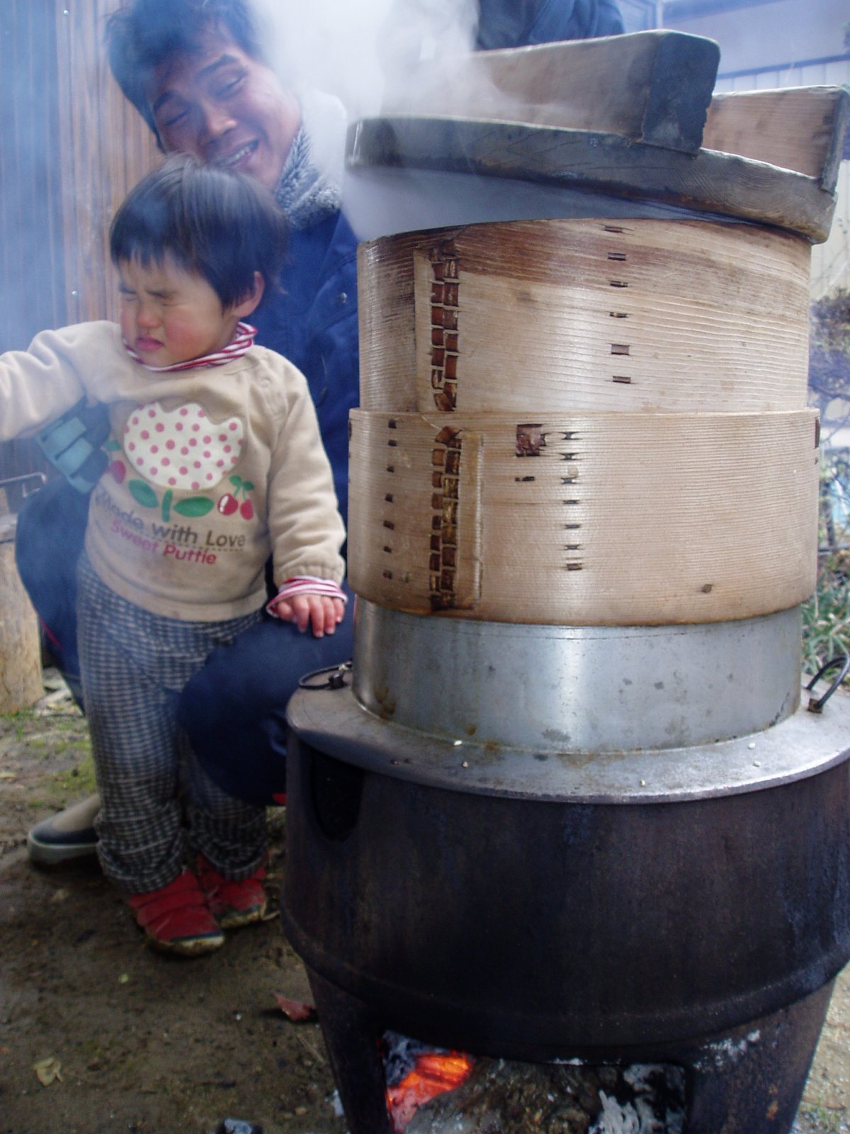 餅つき　ペッタン