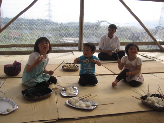 五平餅会にて！